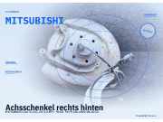 Achsschenkel rechts hinten MITSUBISHI Colt VI (Z2, Z3) MITSUBISHI