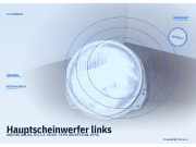 Hauptscheinwerfer links AUDI 80 (80, 82, B1)