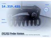 (91352 Feder hinten MERCEDES-BENZ C-Klasse (W204) 14319431) 14.319.431