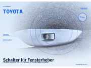 Schalter für Fensterheber TOYOTA Yaris (P1) TOYOTA
