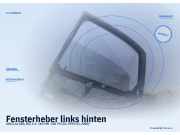 Fensterheber links hinten AUDI A4 (8D, B5)