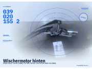 Wischermotor hinten FORD Focus Turnier (DNW) 0390201552