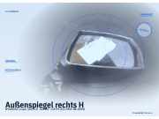Außenspiegel rechts HYUNDAI Coupe (GK)