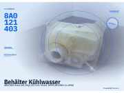 Behälter Kühlwasser AUDI 100 Avant (44, 44Q, C3) 8A0121403