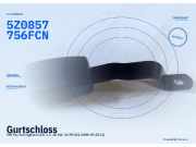 Gurtschloss VW Fox (5Z) 5Z0857756FCN