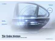 Tür links hinten BMW 5er (E39)