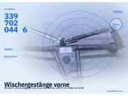 Wischergestänge vorne PEUGEOT 206 Schrägheck (2A/C) 3397020446