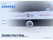 Schalter Start-Stop BMW X1 (E84) 6949913