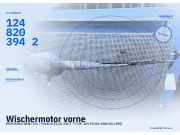 Wischermotor vorne MERCEDES-BENZ 124 T-Modell (S124) A1248200708 1248203942