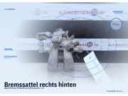 Bremssattel rechts hinten Opel Meriva B Großraumlimousine (S10)