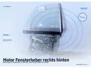 Motor Fensterheber rechts hinten OPEL Astra F Cabriolet