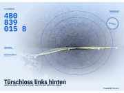 Türschloss links hinten AUDI A6 (4B, C5) 4B0839015B