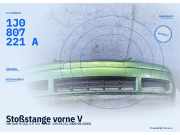 Stoßstange vorne VW Golf IV (1J) 1J0807221A