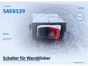 Schalter für Warnblinker VW Golf I (17) SAE8139