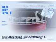 Ecke Abdeckung links Stoßstange AUDI A3 (8L) 8L0807378E