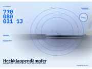 Heckklappendämpfer RENAULT Clio I (57) 7700800311J