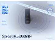 Schalter für Heckscheibe AUDI 80 (89, 89Q, 8A, B3) 853941503