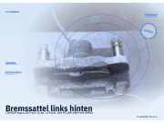 Bremssattel links hinten TOYOTA Supra (A7)