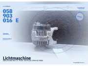 Lichtmaschine AUDI A4 (8D, B5) 058903016E