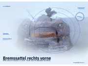 Bremssattel rechts vorne OPEL Astra H Caravan