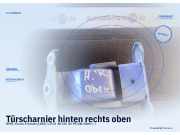Türscharnier hinten rechts oben OPEL Vivaro A Kasten (X83)