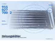 Heizungskühler BMW 3er (E30) 9150277002