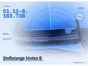 Stoßstange hinten BMW 5er (E39) 8183738 51.12-8.183.738