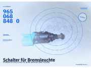 Schalter für Bremsleuchte CITROEN C3 I (FC) 9650688480