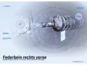 Federbein rechts vorne SKODA Felicia I (791)