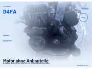 Motor ohne Anbauteile HYUNDAI Getz (TB) D4FA