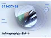 Außenspiegelglas links SEAT Ibiza IV (6J) 671637-81