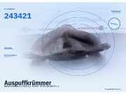 Auspuffkrümmer DACIA Sandero II (SD) 8200383745 243421