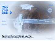 Fensterheber links vorne CITROEN C4 Stufenheck (L) 9657133680