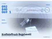 Kraftstoffruck Regelventil BMW 1er (E87) 0928400691
