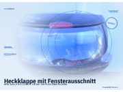 Heckklappe mit Fensterausschnitt OPEL Astra H GTC