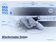 Wischermotor hinten VW Golf VI (5K) 5K6955711B