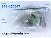 Hauptscheinwerfer links VW Polo II (86C) 303-137547