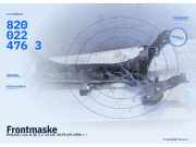 Frontmaske RENAULT Clio II (B) 8200224763