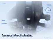 Bremssattel rechts hinten FORD Focus (DAW, DBW)
