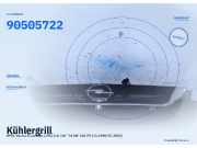 Kühlergrill OPEL Vectra B Caravan (J96) 90505722
