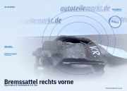 Bremssattel rechts vorne Opel Astra G Stufenheck (T98)