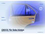 (20331 Tür links hinten FORD Escort II (ATH))