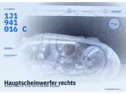 Hauptscheinwerfer rechts VW Golf IV (1J) 1J1941016C