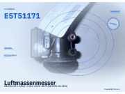 Luftmassenmesser MAZDA 323 C V (BA) E5T51171