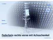 Federbein rechts vorne mit Achsschenkel VW Golf IV Cabriolet (1E7)