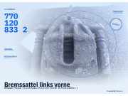 Bremssattel links vorne RENAULT Modus - Grand Modus (P) 7701208332
