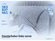 Fensterheber links vorne VW Golf V (1K1) 1K3837461A