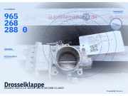 Drosselklappe PEUGEOT 206 CC 9652682880