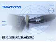 Schalter für Wischer PEUGEOT 206 Schrägheck (2A/C) 96049597ZL