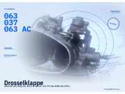 Drosselklappe AUDI 80 (89, 89Q, 8A, B3) 063037063AC